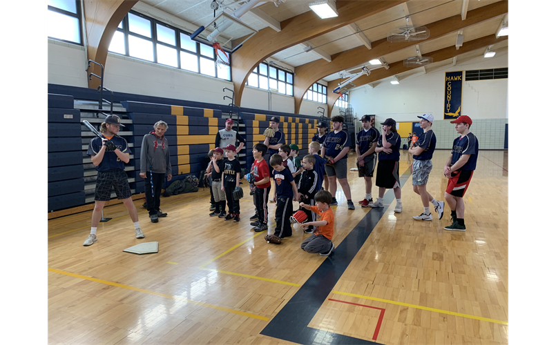 2020 Baseball Clinic with the Varsity Hawks (5-8 year olds)